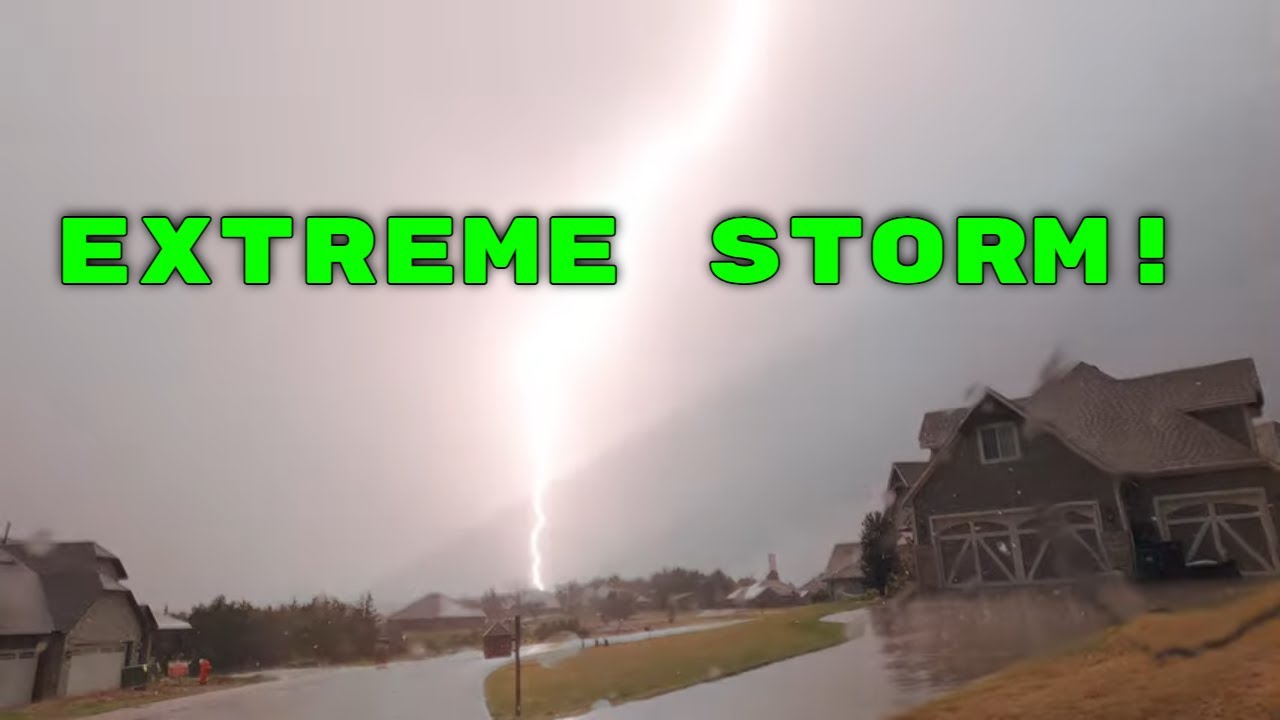 Severe Storms Wreak Havoc In Oklahoma ~ Microburst Recorded On Camera ...