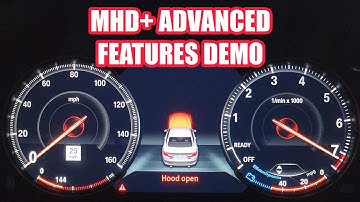 BMW Digital Cluster Demo of Map Switching/E85 Content on the Fly