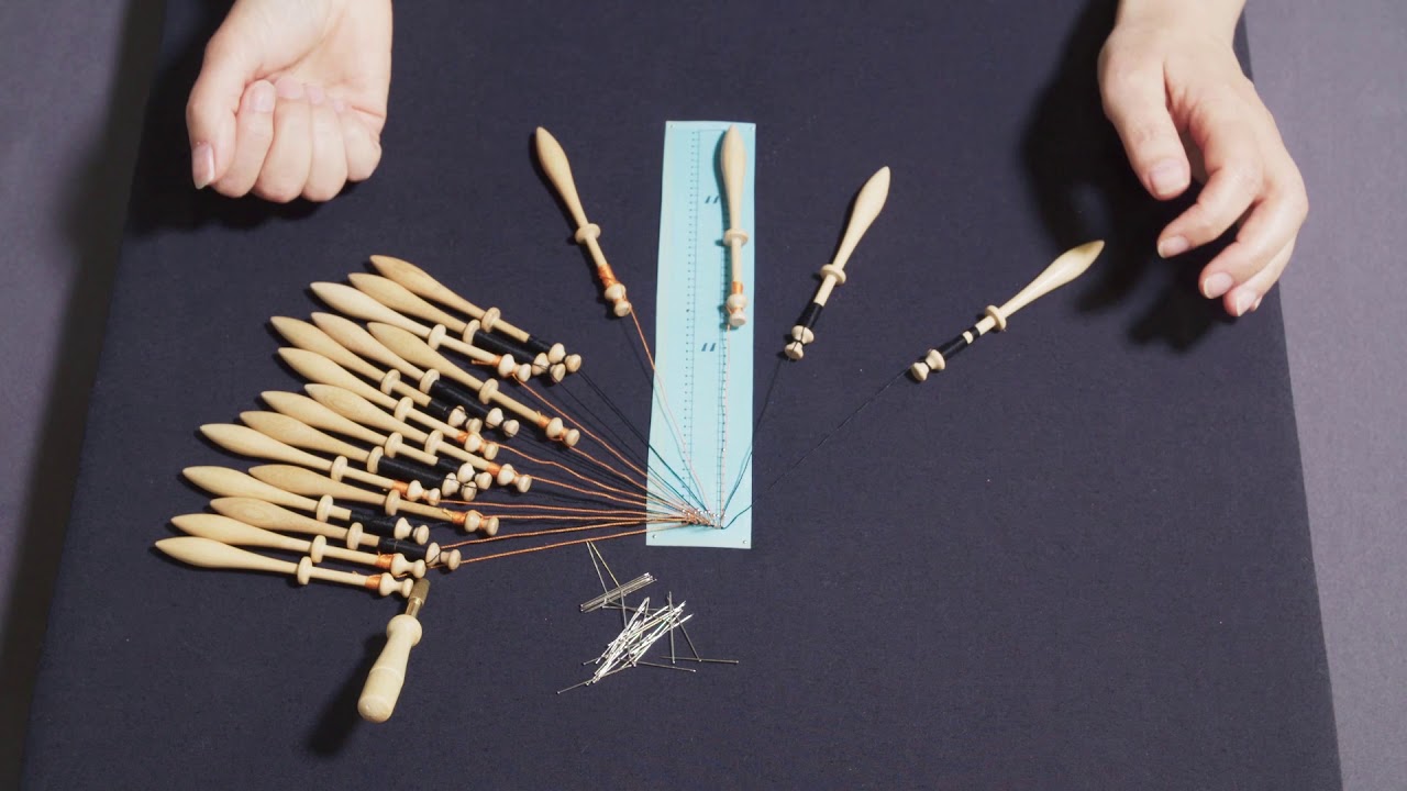 La grille en dentelle aux fuseaux