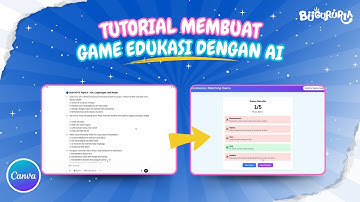 Tutorial Bikin Game Pembelajaran Interaktif Pakai Canva AI