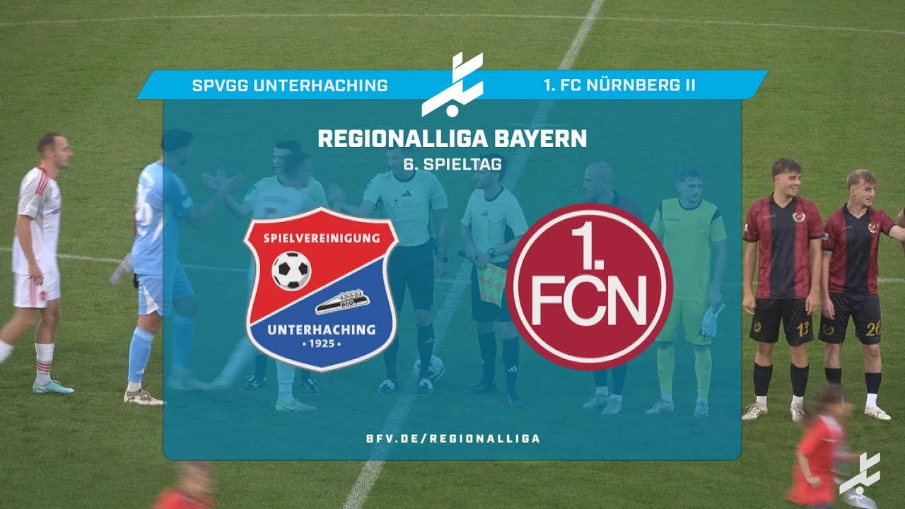 Wer holt sich die Tabellenführung? Spitzenspiel zwischen Unterhaching und Nürnberg