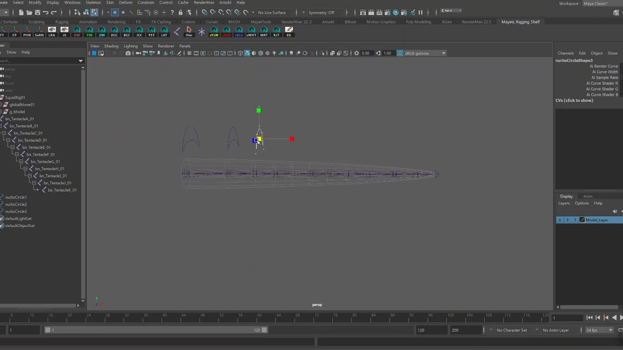 Rigging A Tentacle or Tail