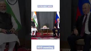 Putin Meet Modi At Sco Meeting