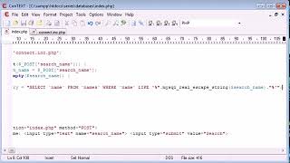 Beginner PHP Tutorial   132   LIKE With a Search Engine Example Part 3 ‏
