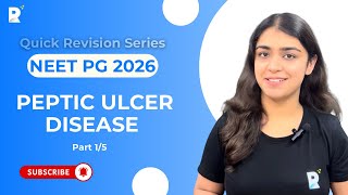 PEPTIC ULCER DISEASE | NEET PG | INICET | QUICK REVISION SERIES