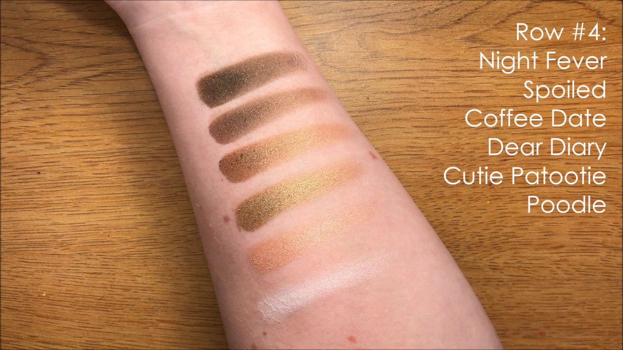 Too Faced Natural Love Eyeshadow Palette Swatches