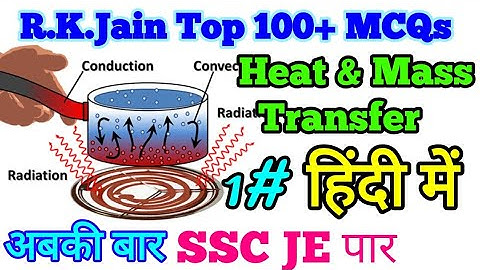 R.K. Jain Heat and Mass Transfer MCQs Part 1