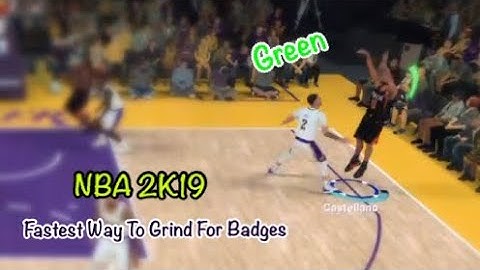 Fastest Way To Max Out ALL Of Your Badges On Nba 2K19