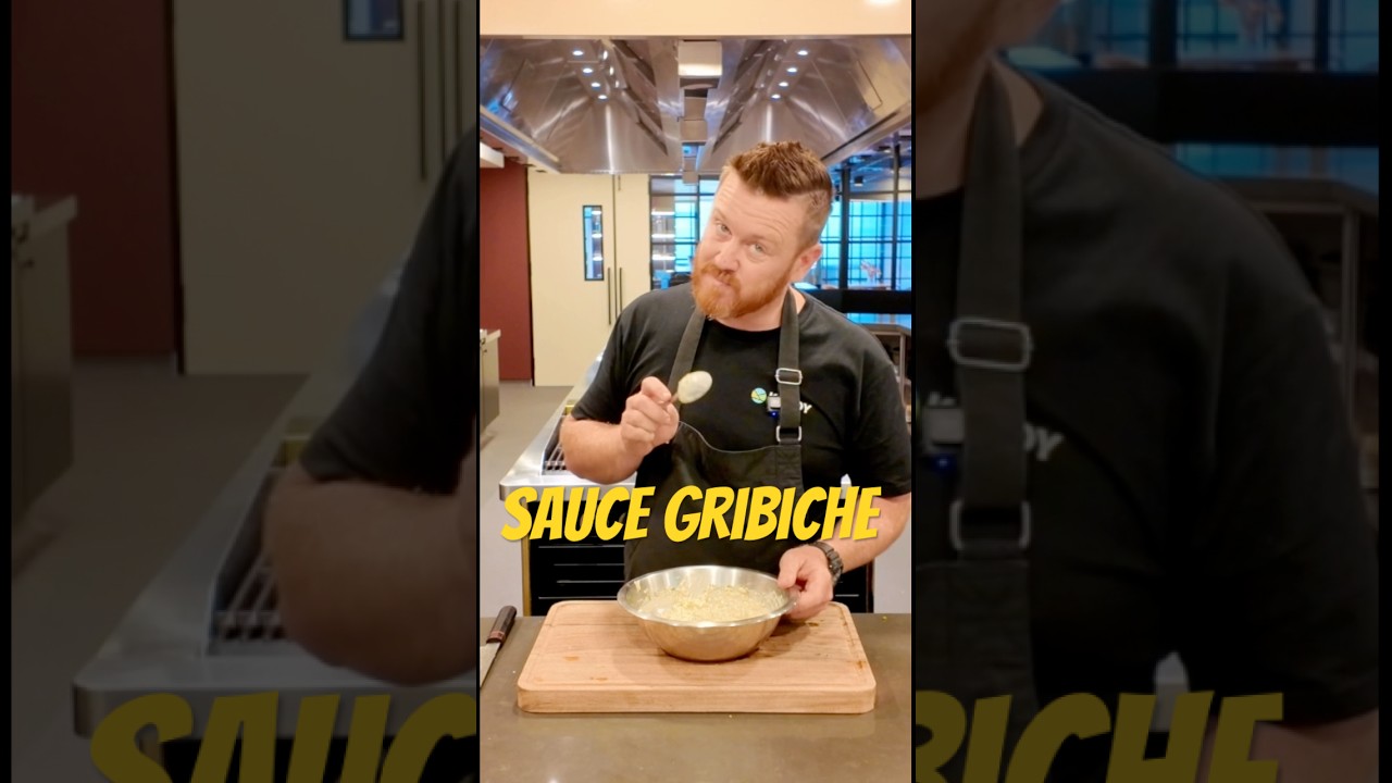 Sauce gribiche recipe #sauce #gribiche #chef #cooking #kitchen #food #foodie #recipe #video