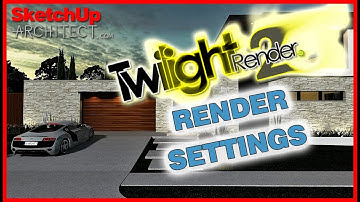 How to Render with Sketchup and Twilight Render - beginner tutorial