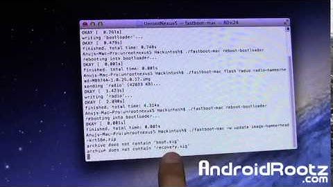 How to Unroot Nexus 5 on Mac!   Restore to Complete Stock (nowtelugu.com)