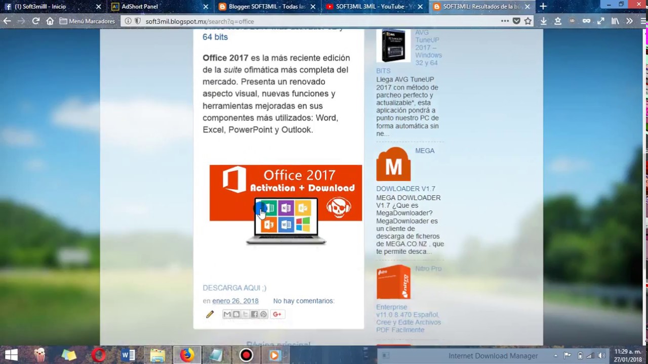 Descargar Office 2018 FULL Español + Activador Windows 7 8 y 10 por