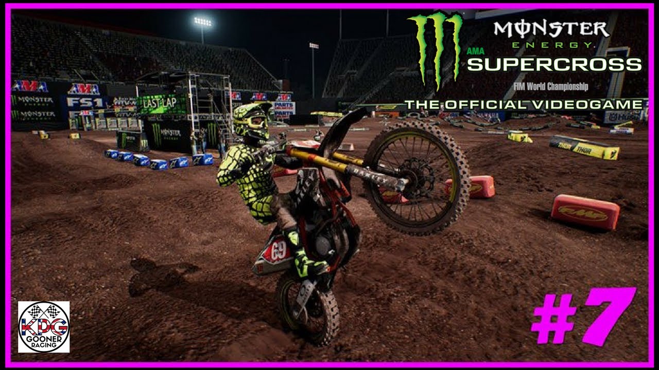 Monster Energy Supercross Career Mode Part 7 SETTING THE PACE! PS4