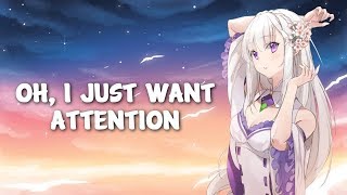 Nightcore - Attention (Female Perspective) chords