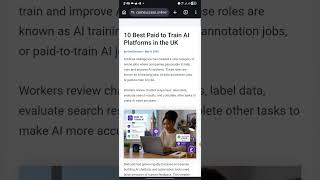 10 websites that pay you to train ai in the united kingdom