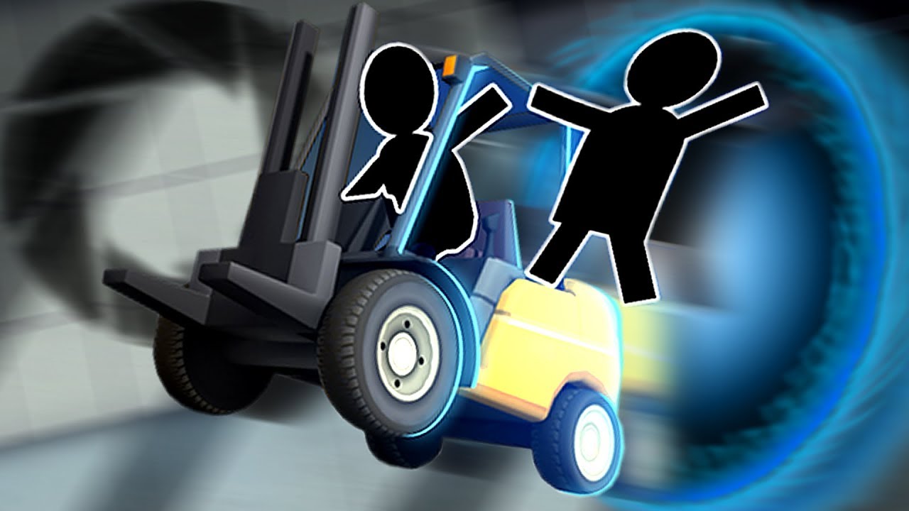 PORTAL + BRIDGE BUILDING = SUPER FUN! - Bridge Constructor Portal Gameplay