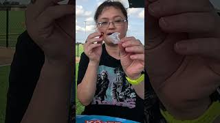 Strawberry Peelable Gummy Candy from KOZED 🍓🍓🍓#shorts