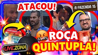 🔴A FAZENDA 15 FESTA: CEZAR BLACK ATACA SHAY DEPOIS PEDE DESCULPAS!🚨 CARRELI ANUNCIA ROÇA QUINTUPLA!🔥