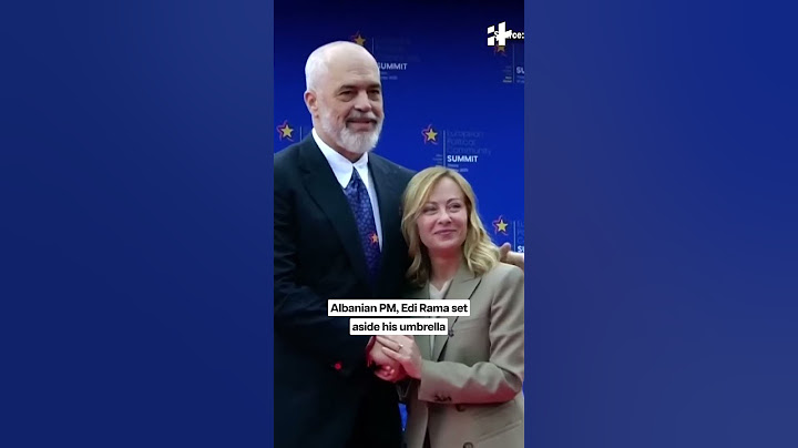 Watch Italian PM Meloni’s reaction as Albanian PM kneels to greet her