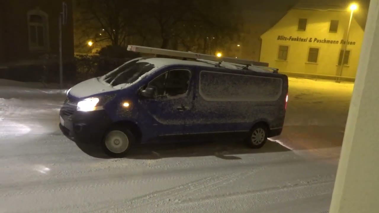 Wintergewitter in Annaberg-Buchholz