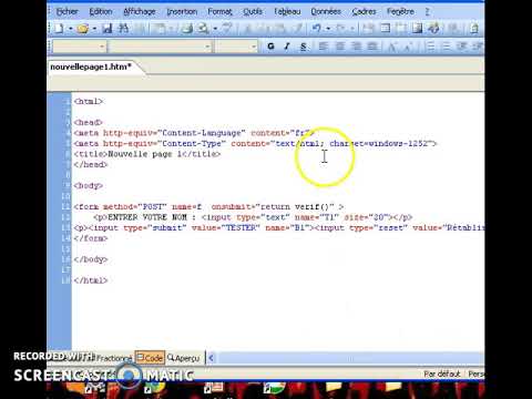 test1 javascript frontpage2003