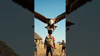 😱 Eagle Snatches Child in African Village (Caught on Camera) #africa #attack #caught