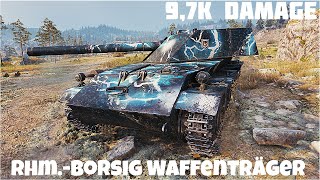 Rhm.-Borsig Waffenträger 9,7K DAMAGE 3 KILLS • World of Tanks