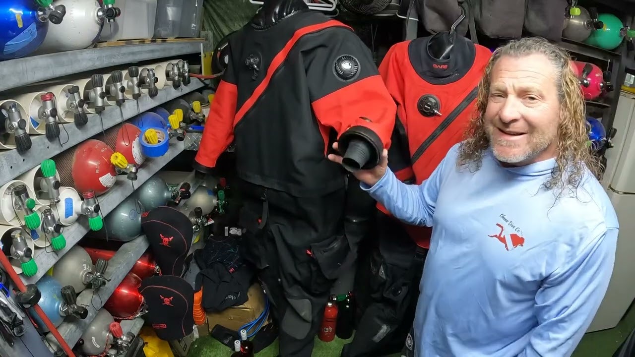 Seaskin Nova vs Bare HD2 Expedition, 1st comparison drysuit episode 10.