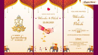 Indian Wedding Invitation | After Effects Template Free Download