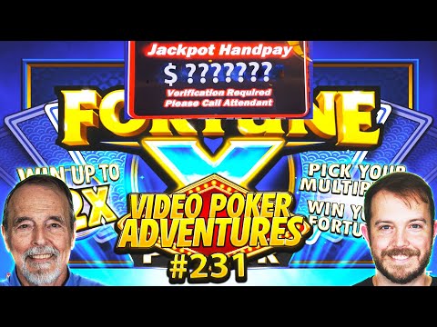 ANOTHER Fortune X Hand Pay! We Are Dancing!! Video Poker Adventures 231 • The Jackpot Gents