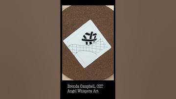 Mindful Monday 25. Draw  along with me and create this tile using the Zentangle Method. #zentangle