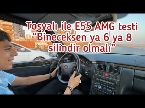 Mehmet Tosyalı ile E55 AMG test ediyoruz / Egzoz sesi kulaklarınızın pasını silecek!!