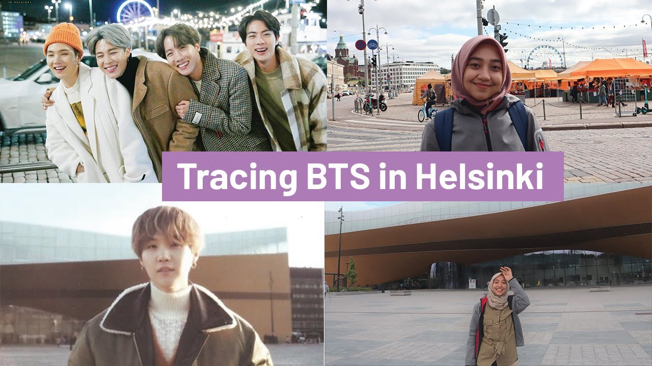K-POP・アジア BTS WINTER PACKAGE 2022 in HELSINKI TRACING BTS IN HELSINKI | VISITING THE SAME PLACES OF BTS