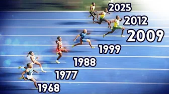 Fastest Men by Decade | 100m Speed Comparison (1960s–Today)