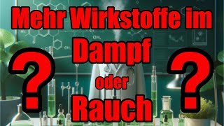 Cannabinoidgehalt Dampf Vs Rauch