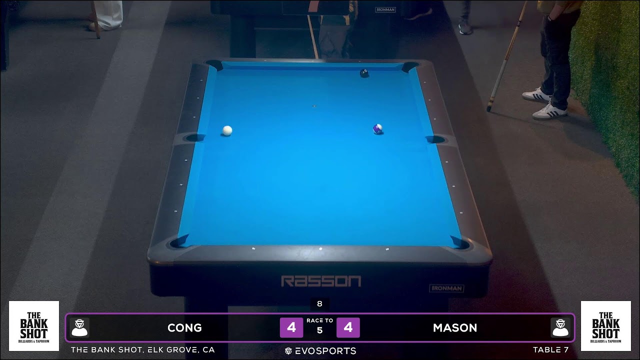 CONG vs MASON - THE BANK SHOT - TABLE 7 | EvoSports