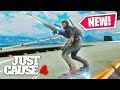 Just Cause 4 - HOVERBOARD SNIPER VS GIANT SUBMARINE!