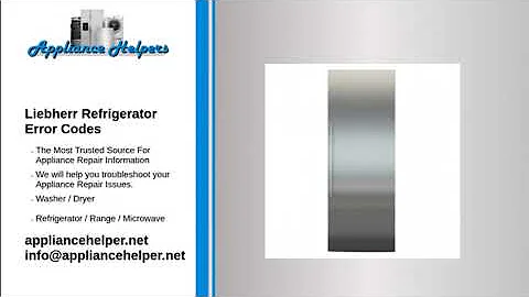 Liebherr Refrigerator Error Codes