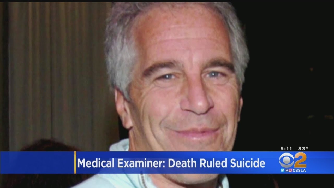 NYC Medical Examiner: Epstein's Death Ruled Suicide By Hanging