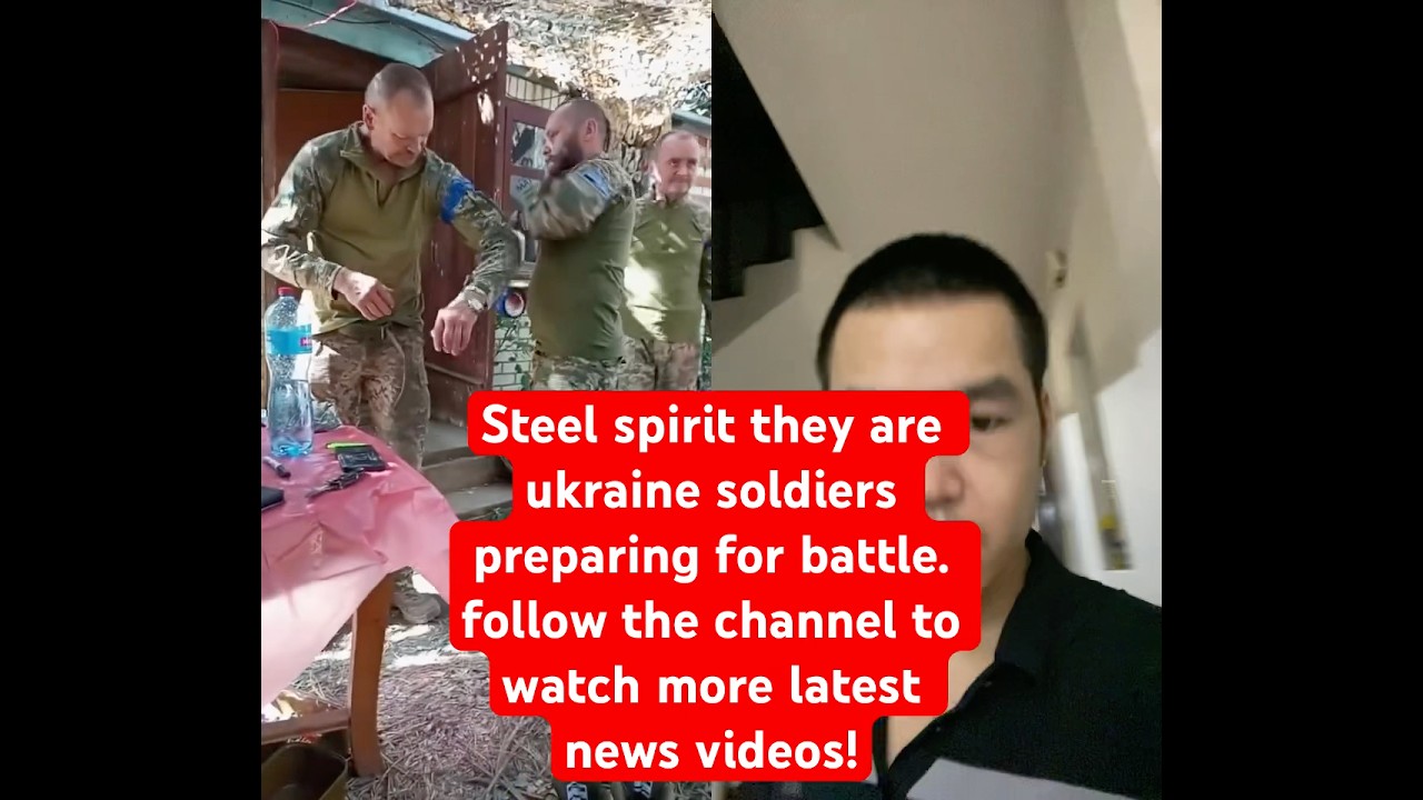 steel spirit they are ukraine soldiers preparing for battle. 