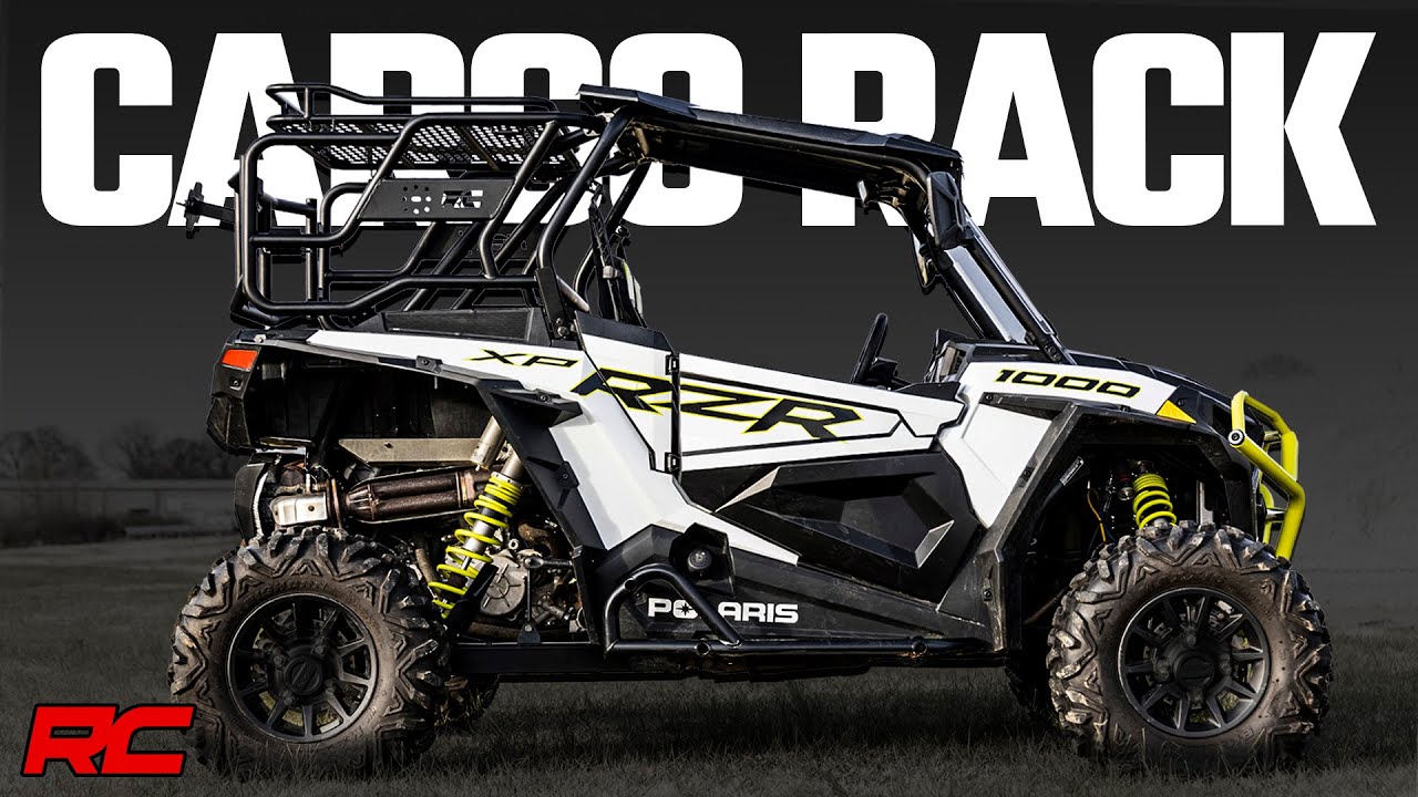 Polaris RZR XP Tubular Rear Cargo Rack - YouTube
