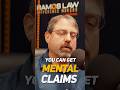 Are there mental injury benefits in workmans' compensation? #workerscomp #law #mentalhealth