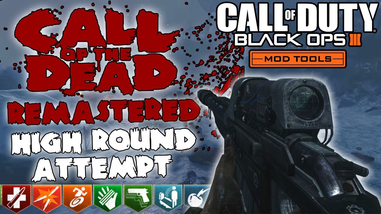 ROUND 100 ON CALL OF THE DEAD REMASTERED ATTEMPT (Call Of Duty Black