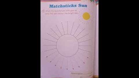 #matchsticks #sun #draw #make #it #color #like #and #share #it
