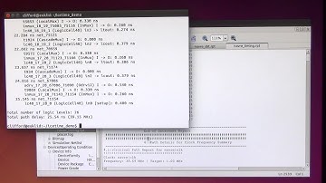 Timing Analysis in Project IceStorm (Open Source iCE40 FPGA Flow)