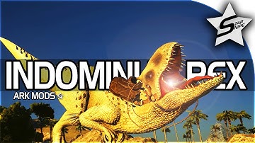 ARK INDOMINUS REX MOD! INDOMINUS REX VS. GIGANOTOSAURUS! (ARK: Survival Evolved Mods / Mod Showcase)