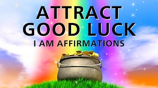 Attract GOOD LUCK - I Am Affirmations (While You Sleep)