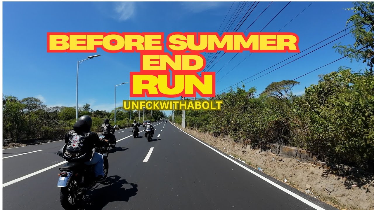 BEFORE SUMMER ENDS RUN - YouTube