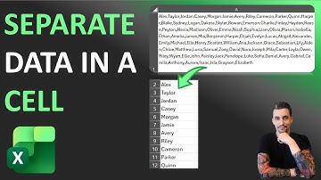 Excel Tips - Separate Data in a Single Cell | TEXTSPLIT | Text to Columns | Easy