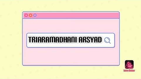 Contoh video intro YouTube menggunakan aplikasi intro maker